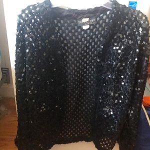 Black sequins jacket